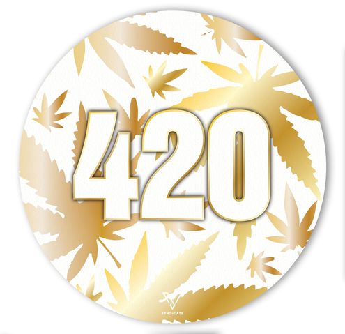 75% DISCOUNT - V Syndicate Slikks-Small Round-420 Gold